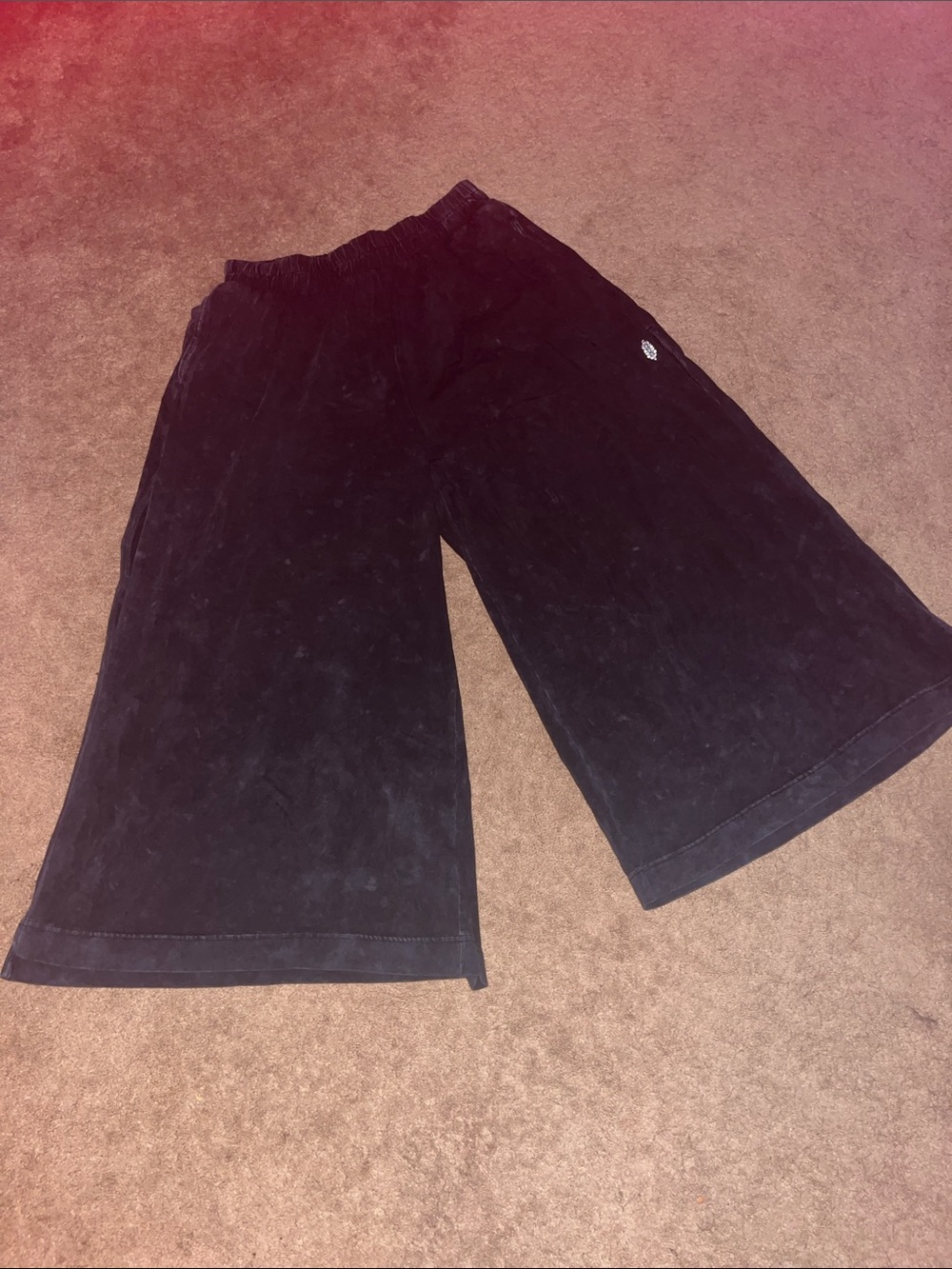 Free People - Hot Shot Slit Wide Leg Pants - L